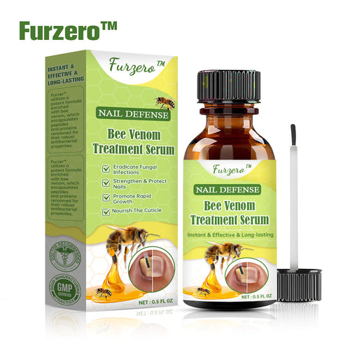 👩⚕️☁️Furzero™ Nail Defense Bee Venom Treatment Serum(For All Kinds Of Nail Diseases✅For Healthier Nail Growth)