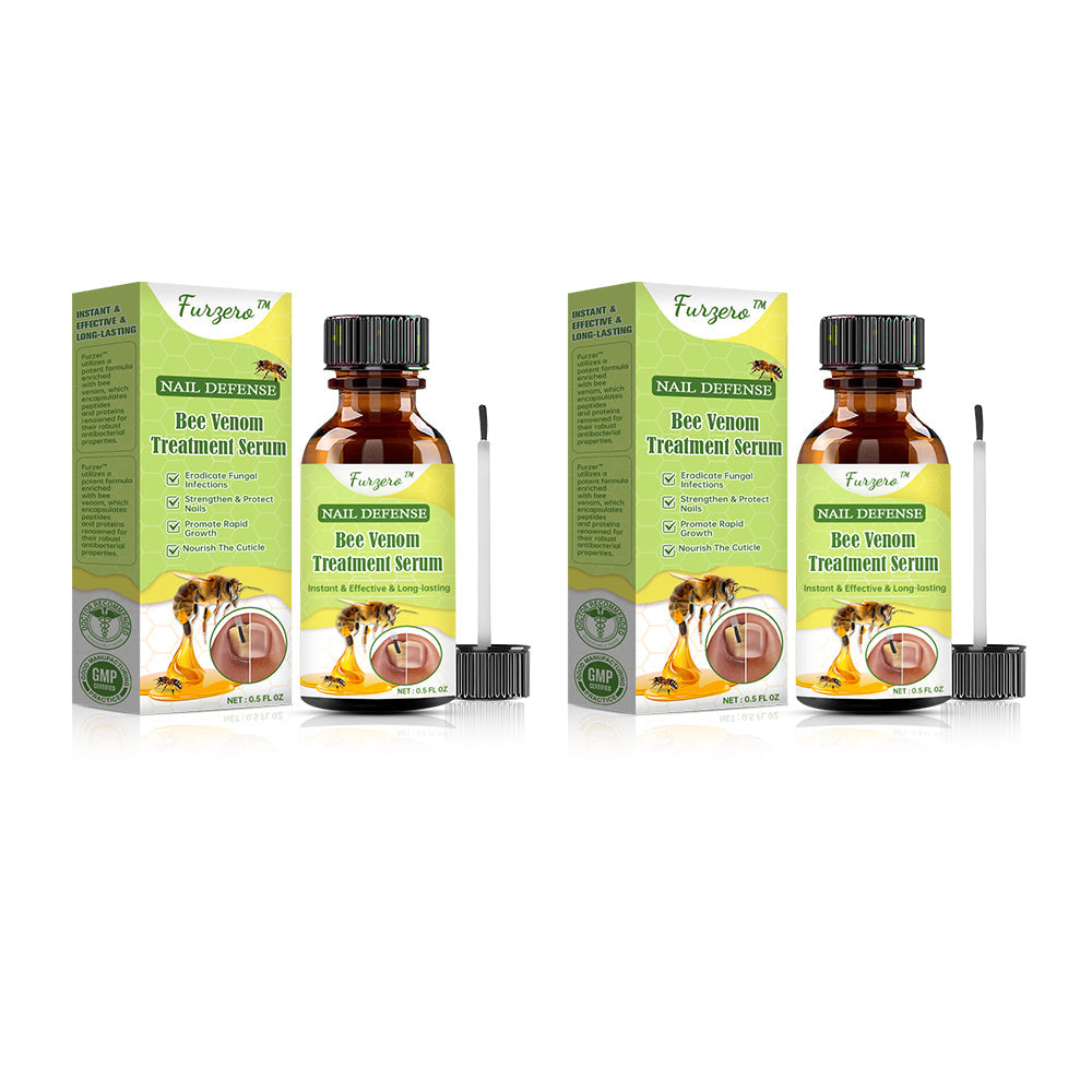 👩⚕️☁️Furzero™ Nail Defense Bee Venom Treatment Serum(For All Kinds Of Nail Diseases✅For Healthier Nail Growth)