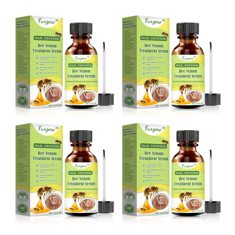 👩⚕️☁️Furzero™ Nail Defense Bee Venom Treatment Serum(For All Kinds Of Nail Diseases✅For Healthier Nail Growth)