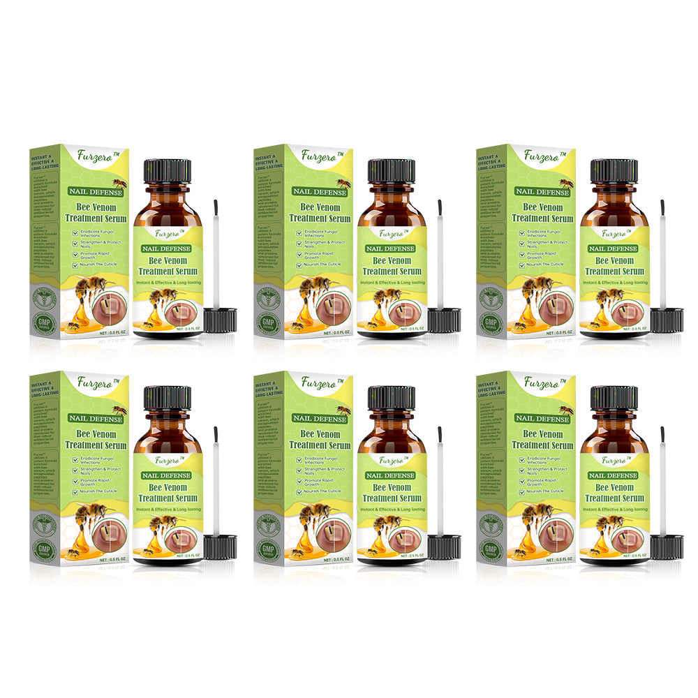 👩⚕️☁️Furzero™ Nail Defense Bee Venom Treatment Serum(For All Kinds Of Nail Diseases✅For Healthier Nail Growth)