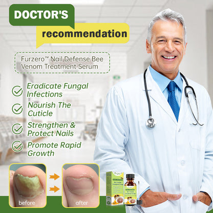 👩‍⚕️☁️Furzero™ Nail Defense Bee Venom Treatment Serum(For All Kinds Of Nail Diseases✅For Healthier Nail Growth)