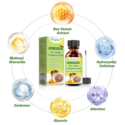 👩‍⚕️☁️Furzero™ Nail Defense Bee Venom Treatment Serum(For All Kinds Of Nail Diseases✅For Healthier Nail Growth)