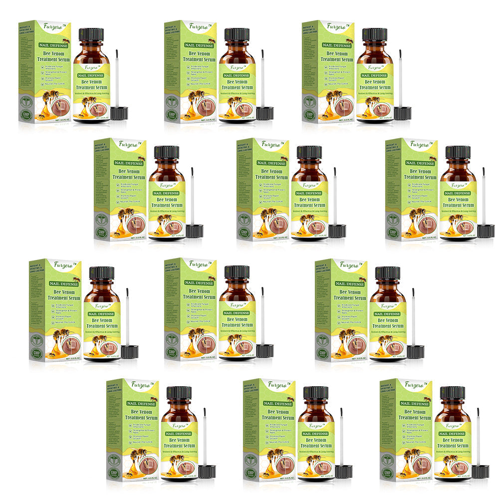 👩‍⚕️☁️Furzero™ Nail Defense Bee Venom Treatment Serum(For All Kinds Of Nail Diseases✅For Healthier Nail Growth)